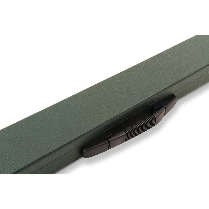 Funky Chalk Dark Green Reinforced Corners 2pc Snooker Cue Case Foam