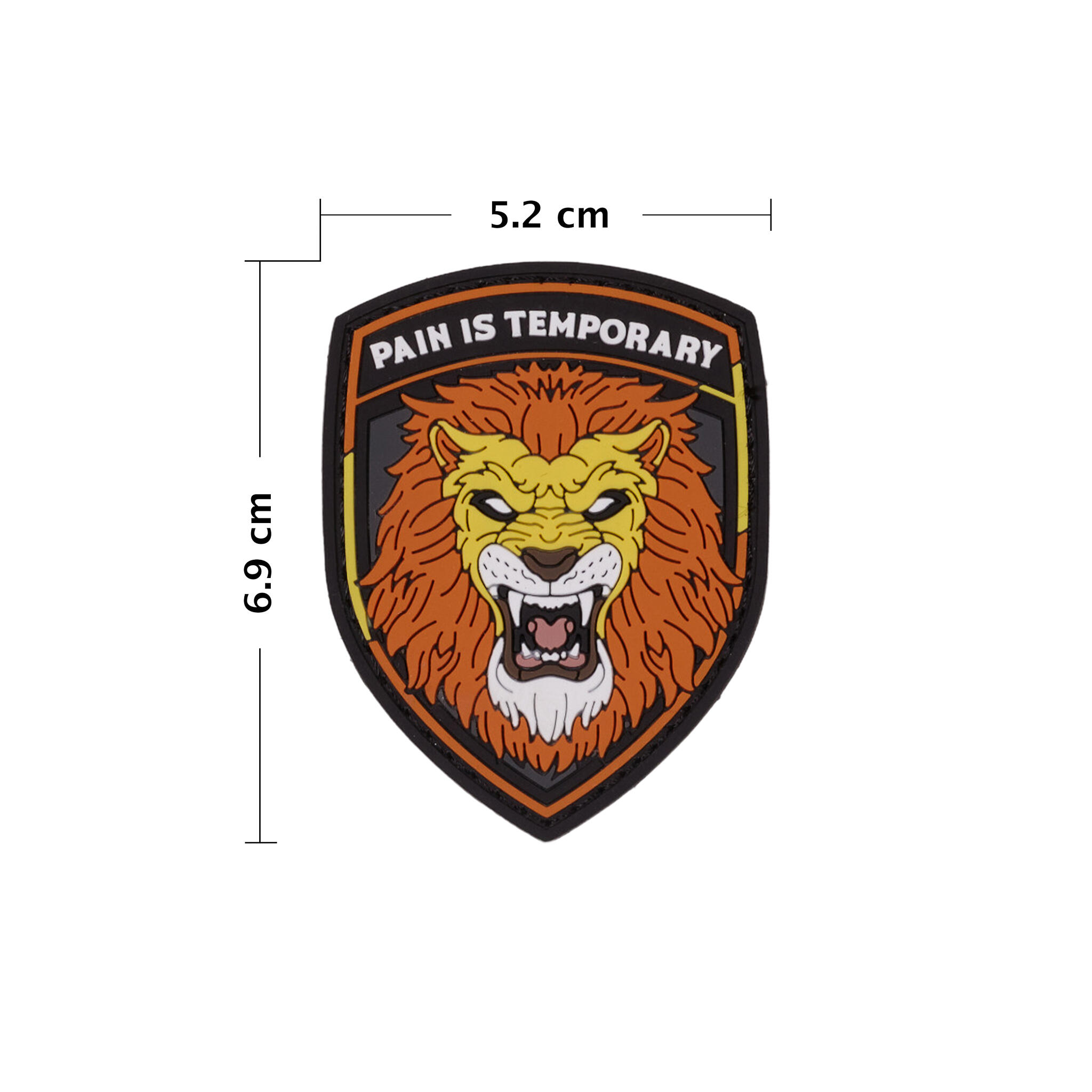 Parche Elitex Pain is Temporary PVC Velcro para Mochilas 2/4