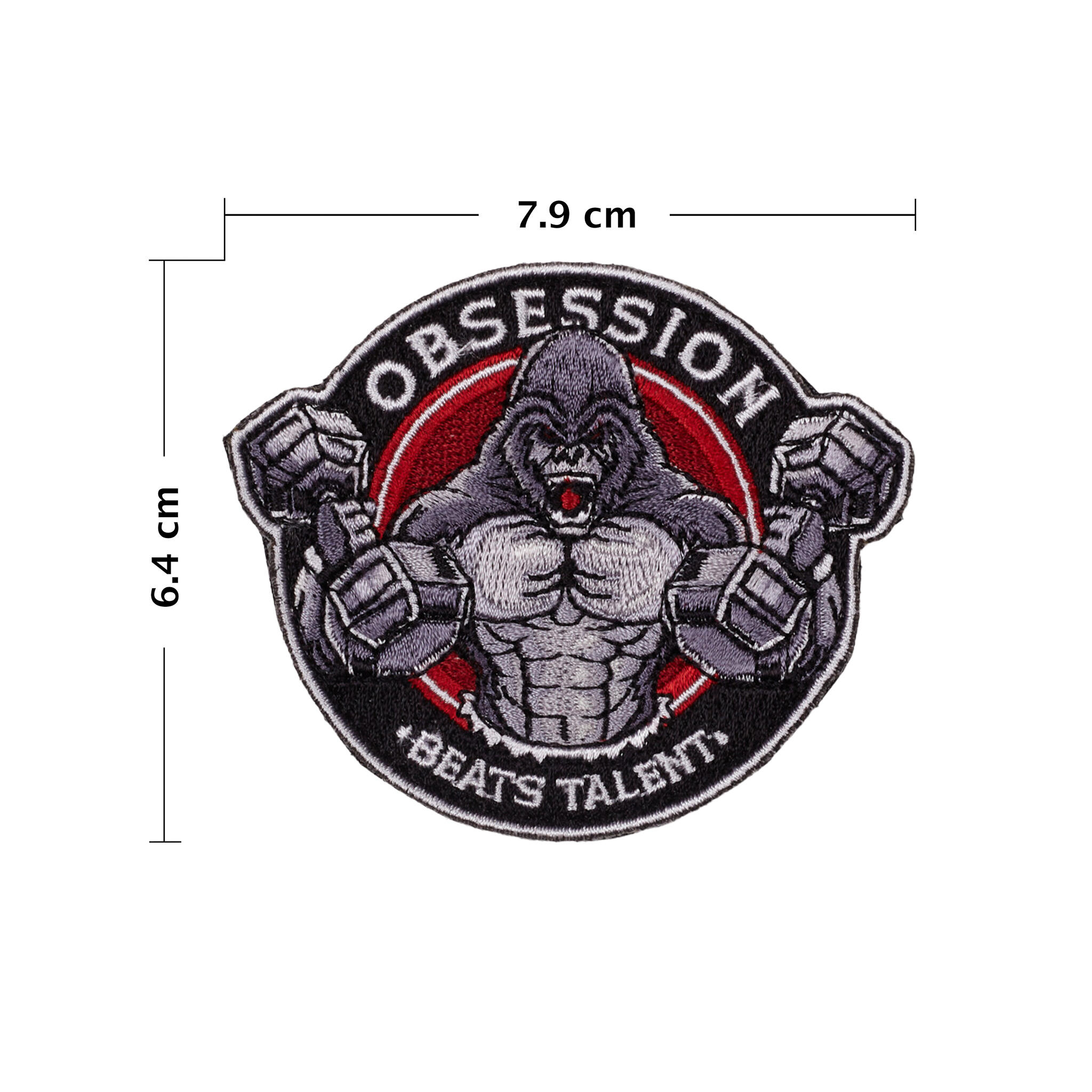 Parche Elitex Gorilla Obsession PVC Velcro para Mochilas 2/4