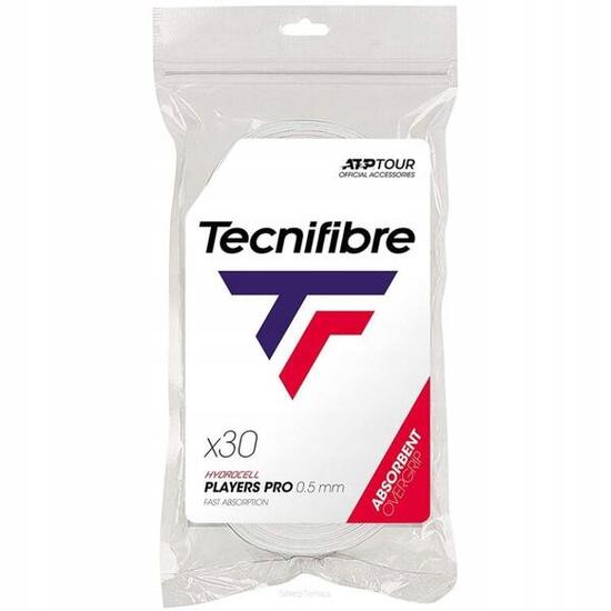 Paquet De 30 Overgrips Tecnifibre Player Pro Blancs