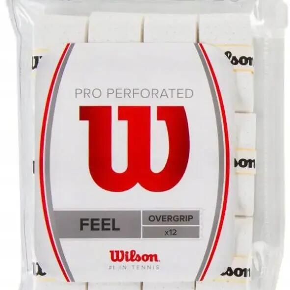 Set of 12 tennis overgrips Wilson Pro Perforated