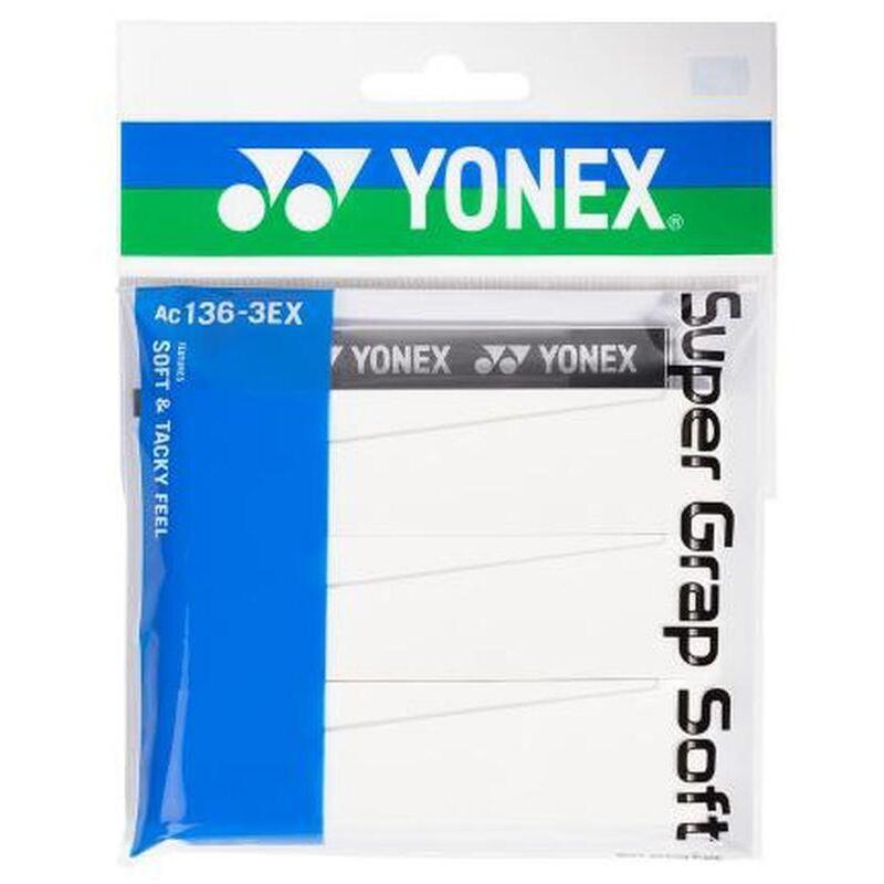 Owijki wierzchnie Yonex Super Grap Soft 3P biała