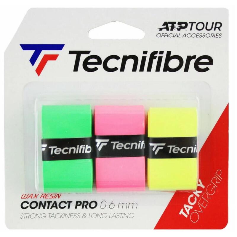 Owijka wierzchnia Tecnifibre Pro Contact 3P - tricolor