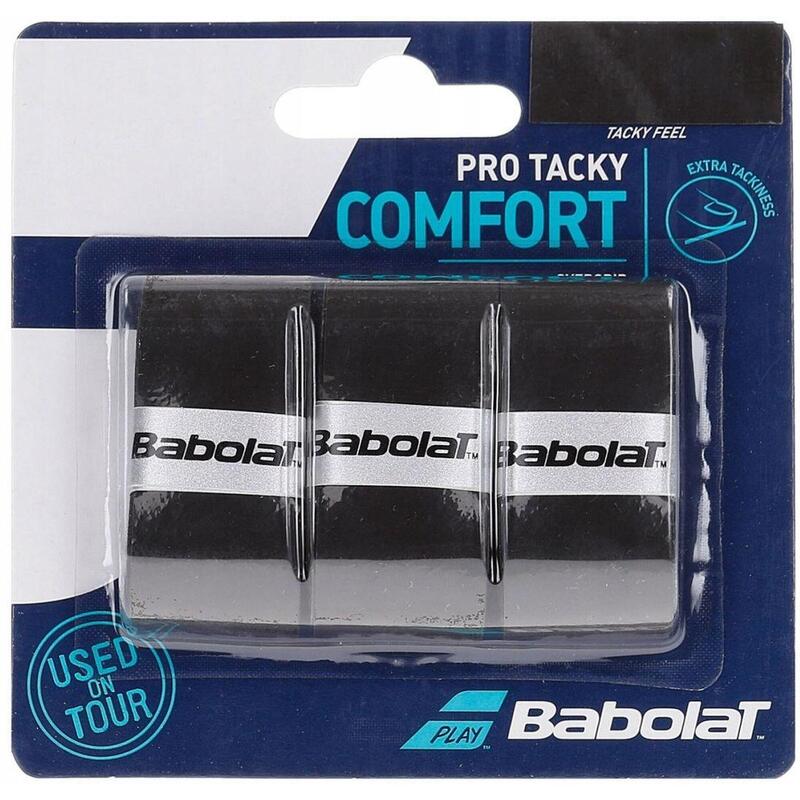 Owijki tenisowe Babolat Pro Tacky Comfort czarne