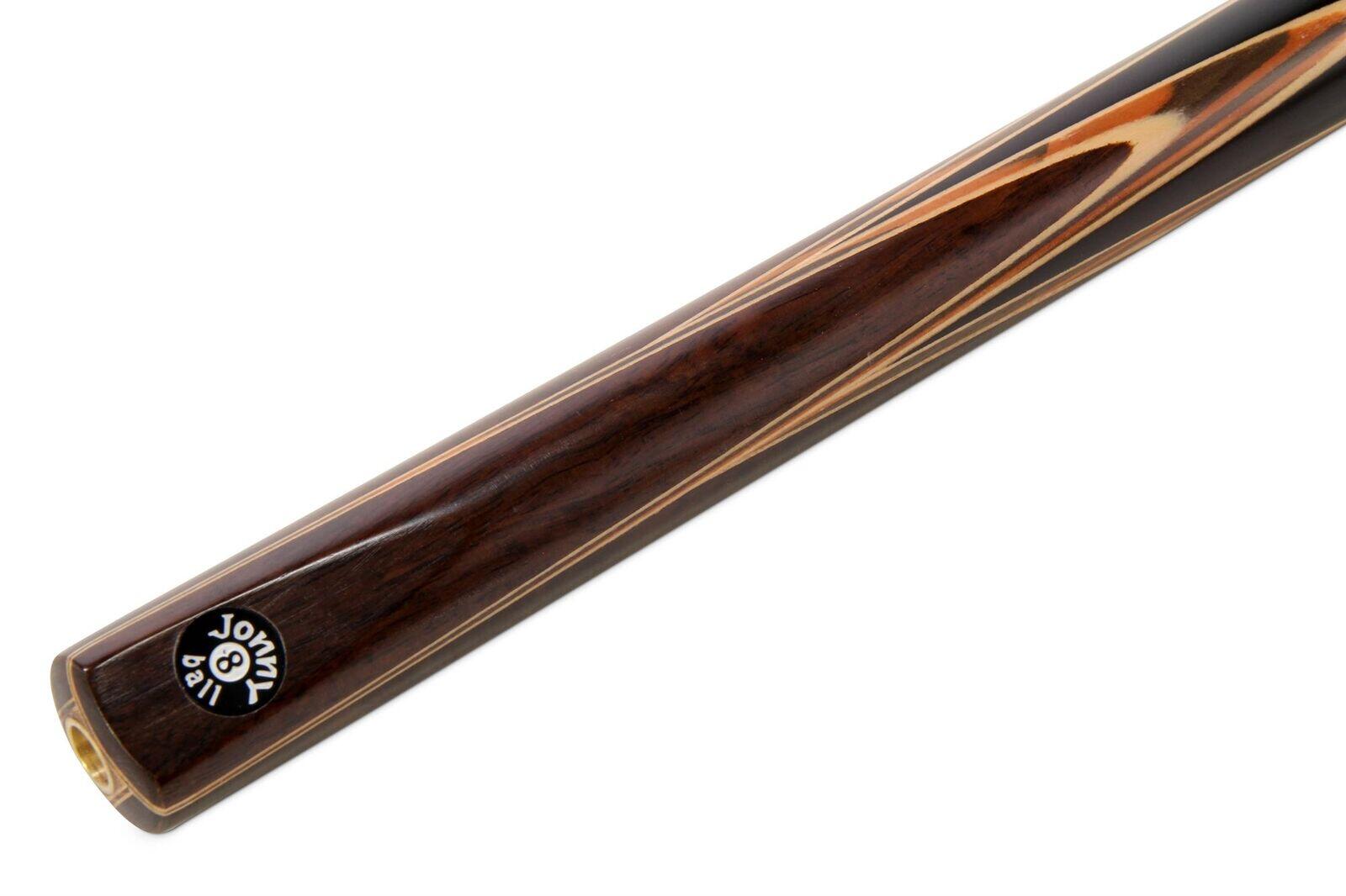 Jonny 8 Ball CLASSIC TIGER 2pc Centre Joint Matching Ash Snooker/ Pool Cue 9mm 2/7