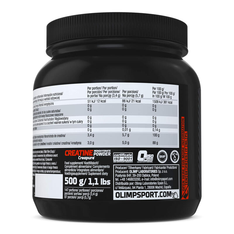 Creatine Powder Creapure® - Saveur neutre