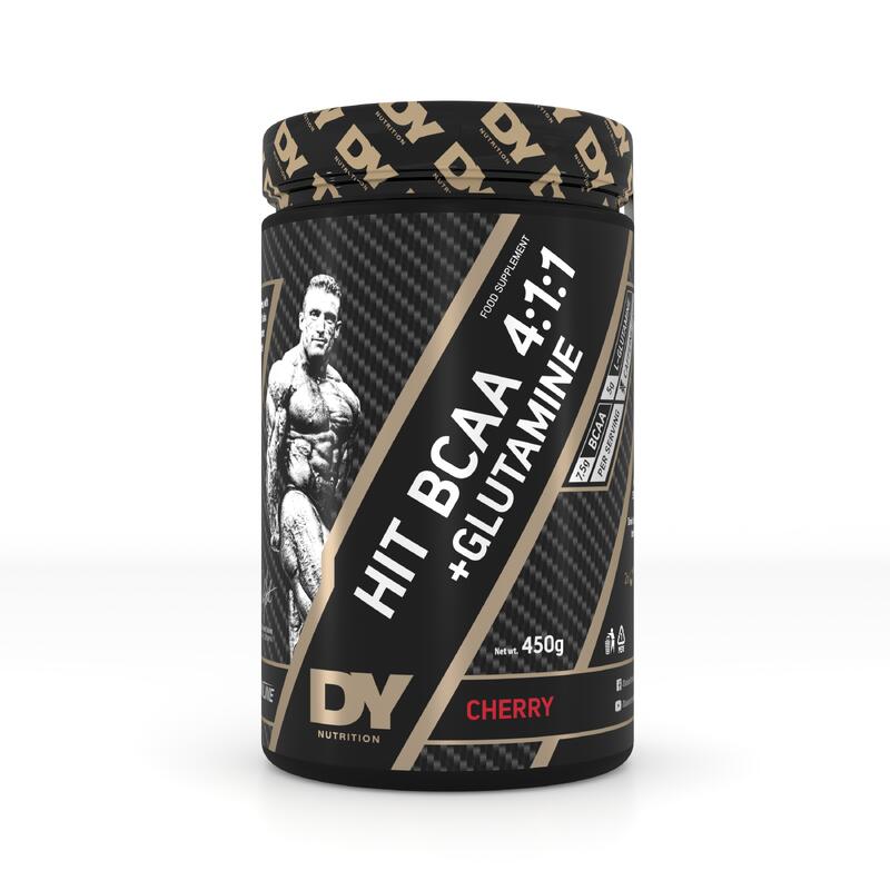 Complex de aminoacizi Dorian Yates, HIT BCAA 4:1:1 + Glutamina, Cirese, 450g - 3