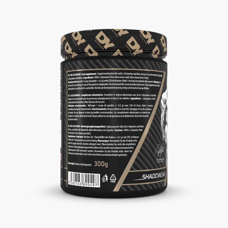 Glutamina pentru Recuperare Dorian Yates Nutrition, 300g, 37 Portii