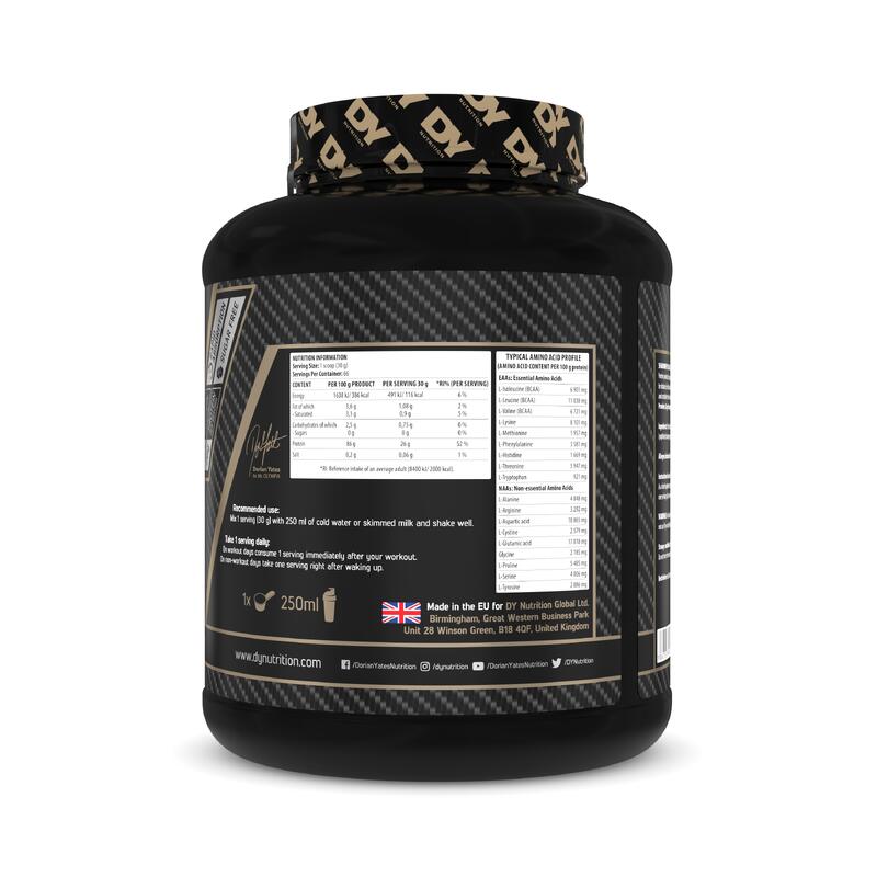 Proteina din Zer Shadowhey Isolate, Dorian Yates, Capsuni, 2kg - 66 de portii