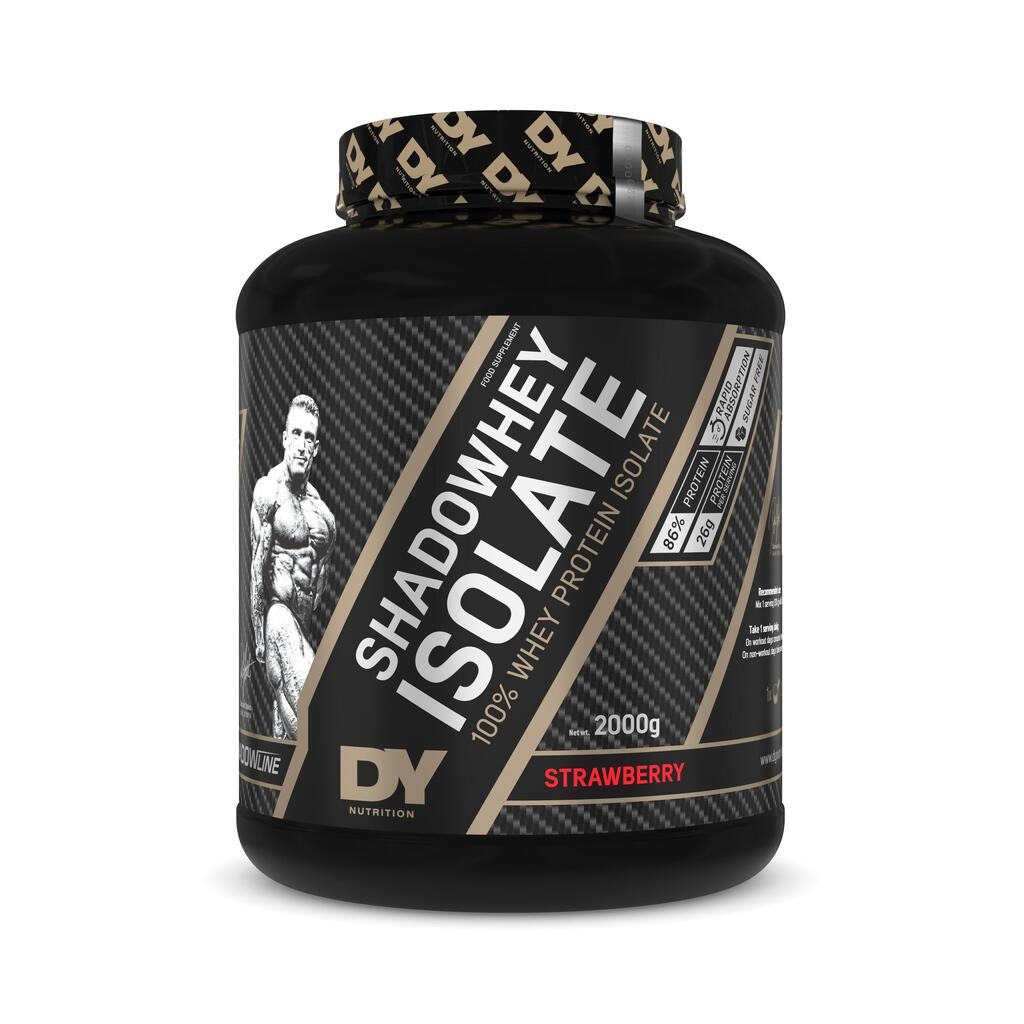 Dorian Yates Shadowhey Isolate 2000g + FREE Shaker strawberry