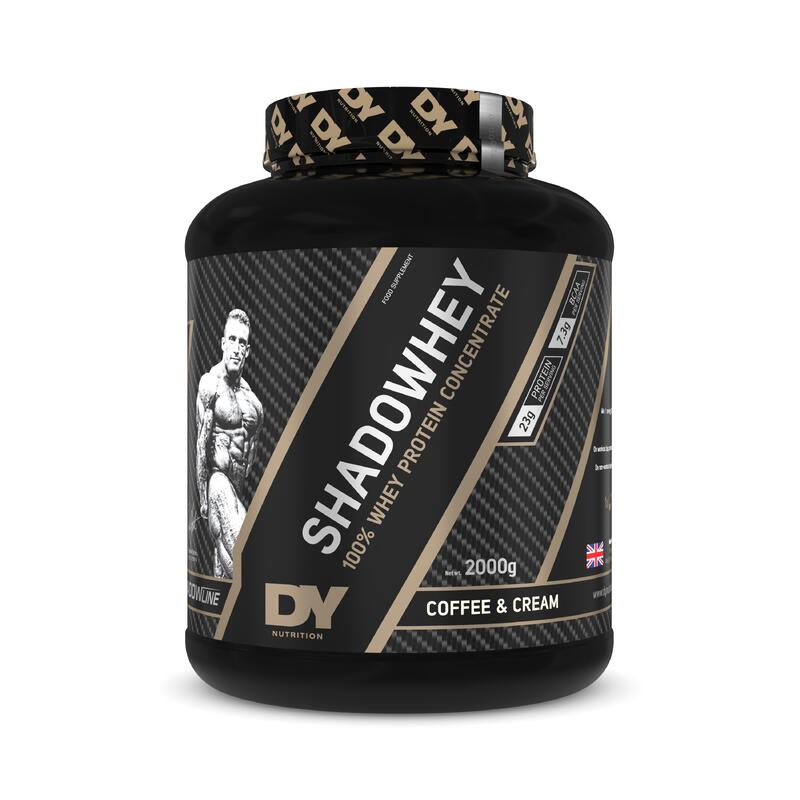 Proteina Concentrata din Zer Shadowhey, DY Nutrition, Cafea si Crema, 2kg