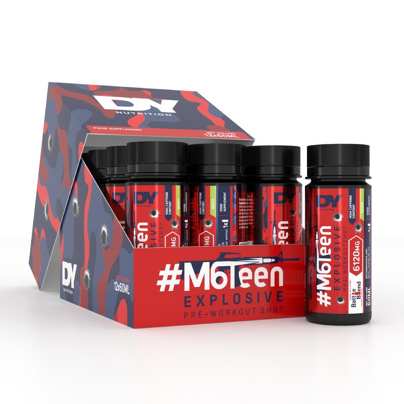 Supliment Pre-Workout #M6Teen Lichid, Dorian Yates Nutrition, 12x60ml - Mojito