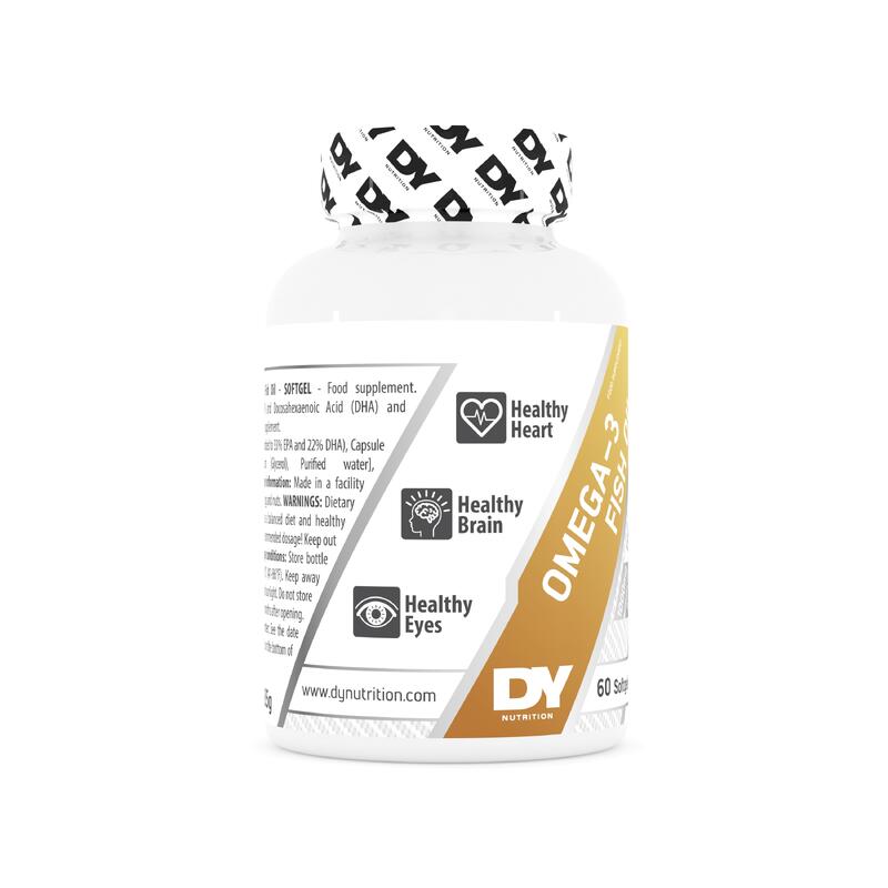Omega-3 ulei din peste, Dorian Yates Nutrition - 60 de capsule moi