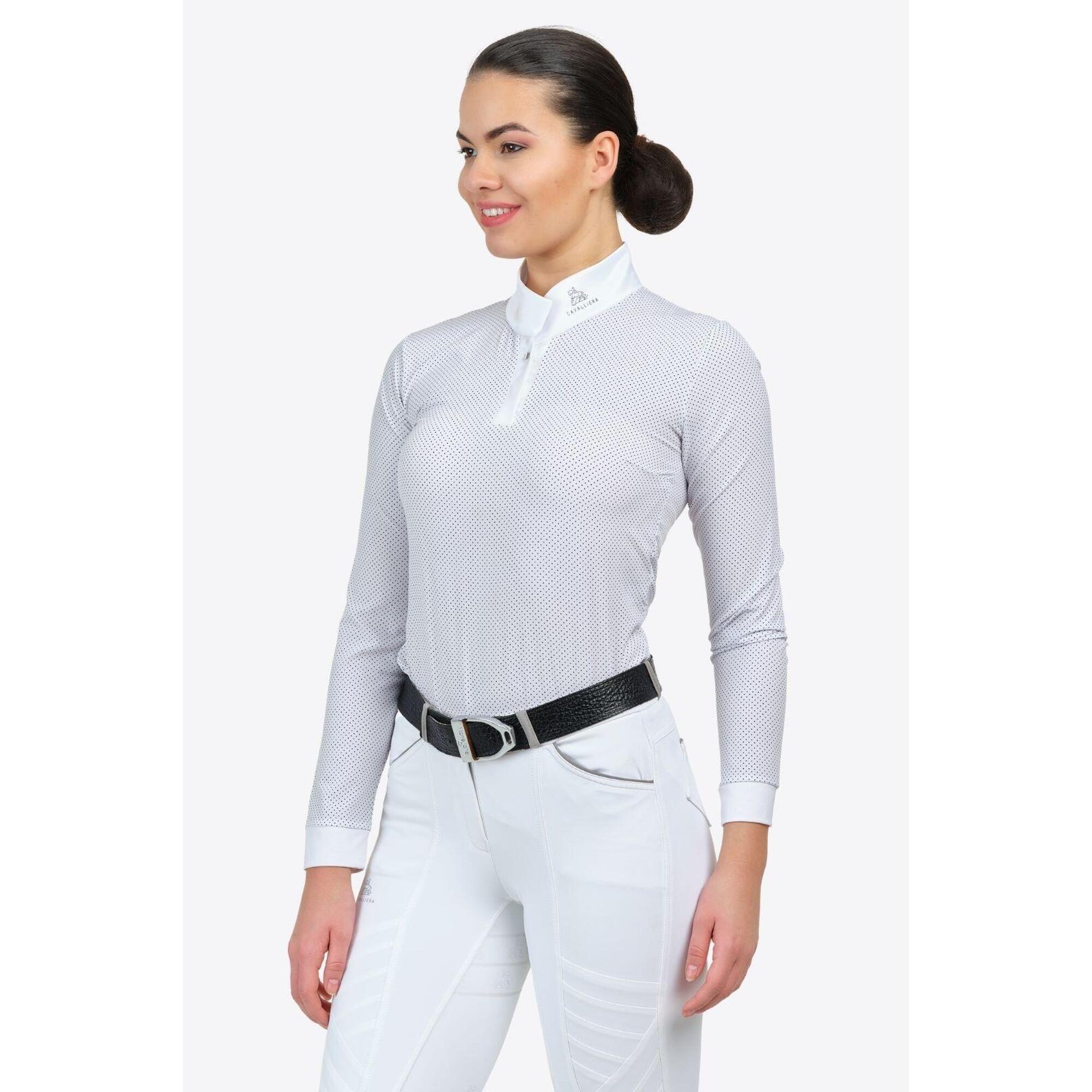 PALAIS ROYAL long-sleeved polo shirt, Equestrian sportswear