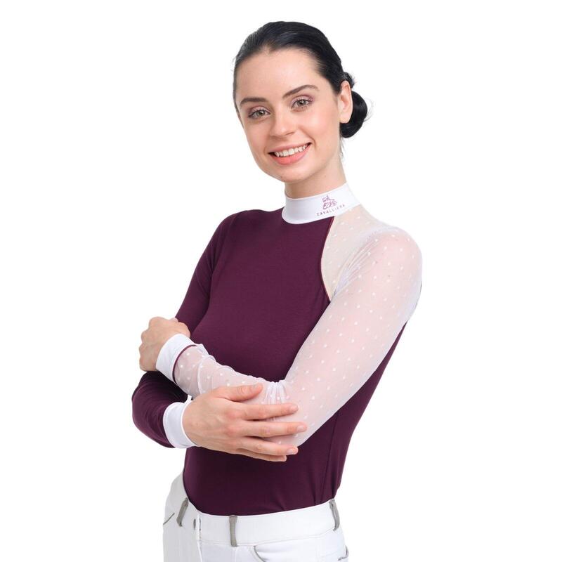 Turniershirt MODERN DAME - Langarm, Technische Turnierbekleidung