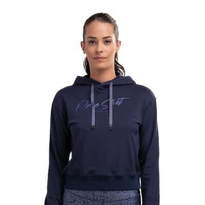 Drop shot cora sweatshirt met lange mouwen in blauw