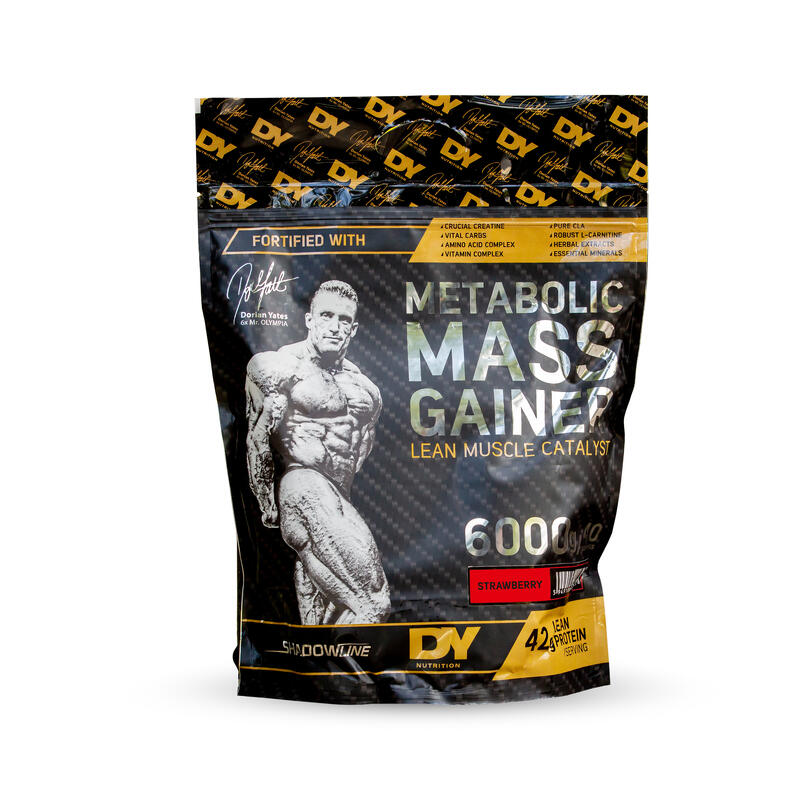 Gainer Metabolic Mass Gainer, Dorian Yates Nutrition, Capsuni, 6kg