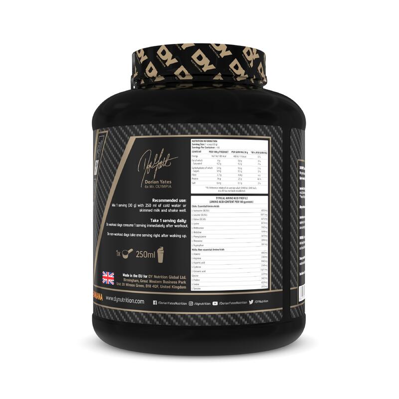 Proteina Concentrata din Zer Shadowhey, DY Nutrition, Capsuni si Banane