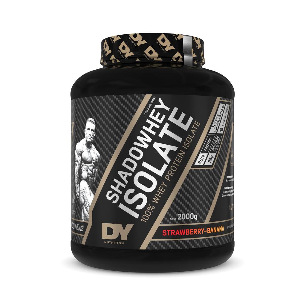 Dorian Yates Shadowhey Isolate 2000g + FREE Shaker strawberry banana