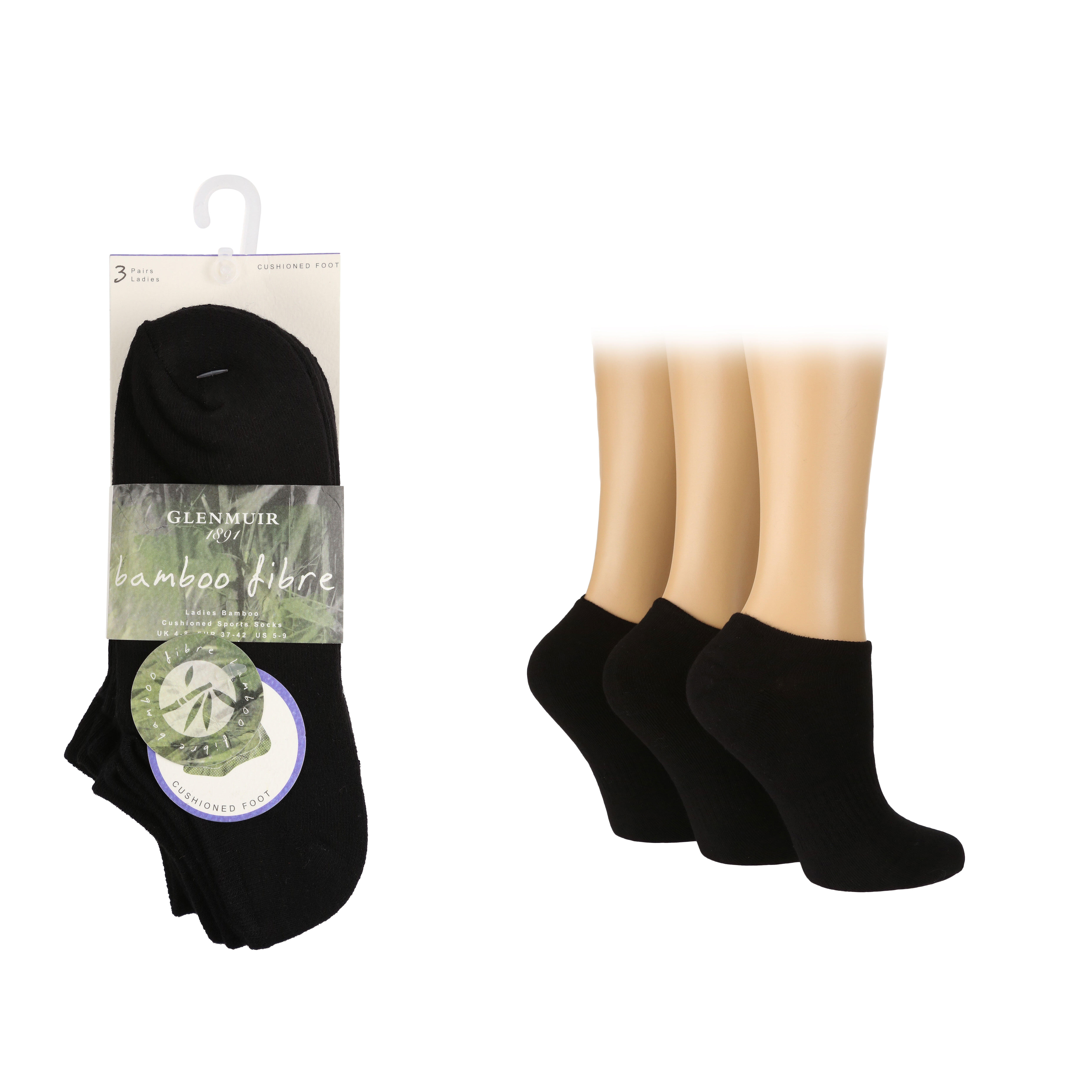 Ladies Trainer Socks with Half Cushioned Foot GLENMUIR Decathlon