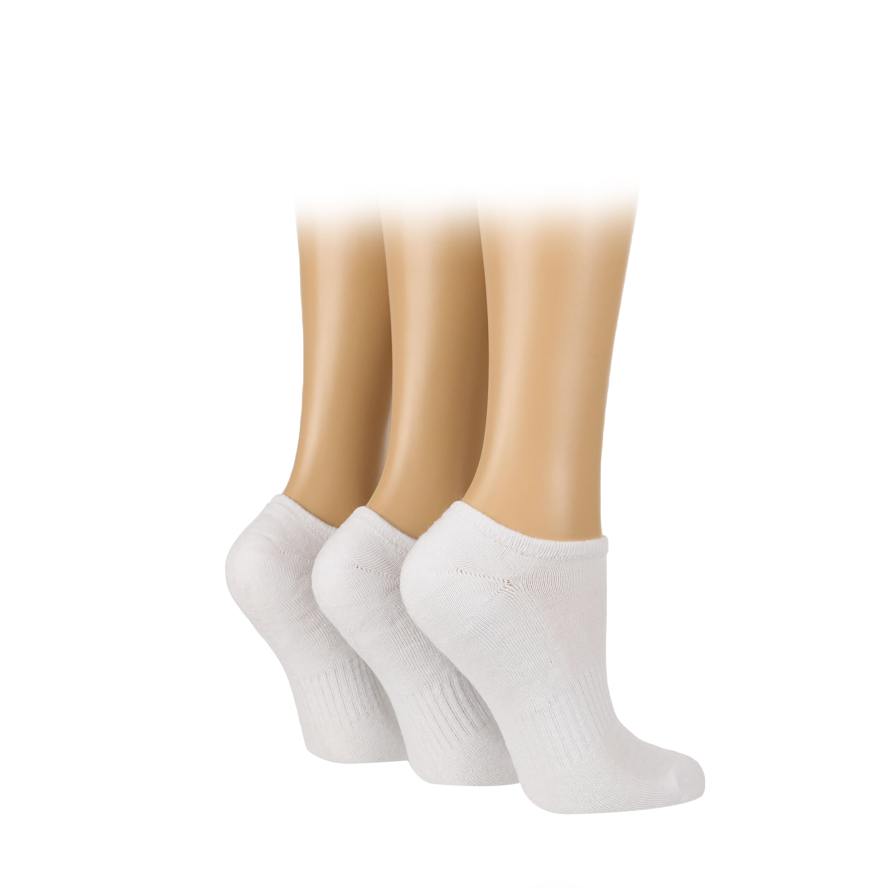 GLENMUIR Ladies Trainer Socks with Half Cushioned Foot
