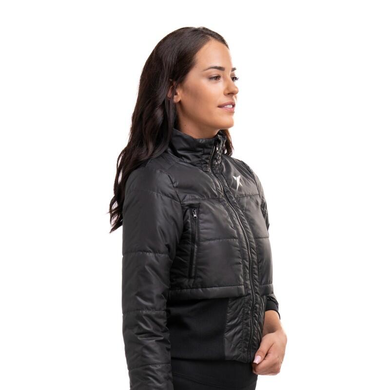 Zwart dropshot Romina gewatteerd jack 2/7
