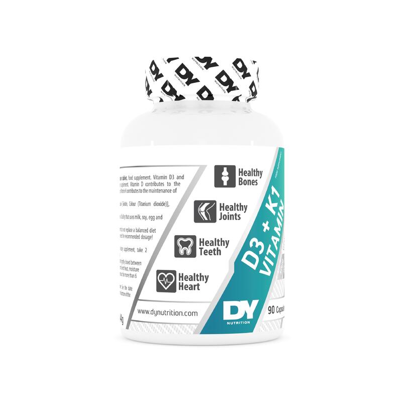 Vitamina D3 + K1, Dorian Yates Nutrition - 90 de capsule