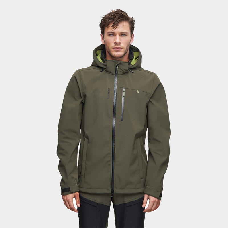 Softshell Jas voor heren voor wandelen Alpinus Roignais