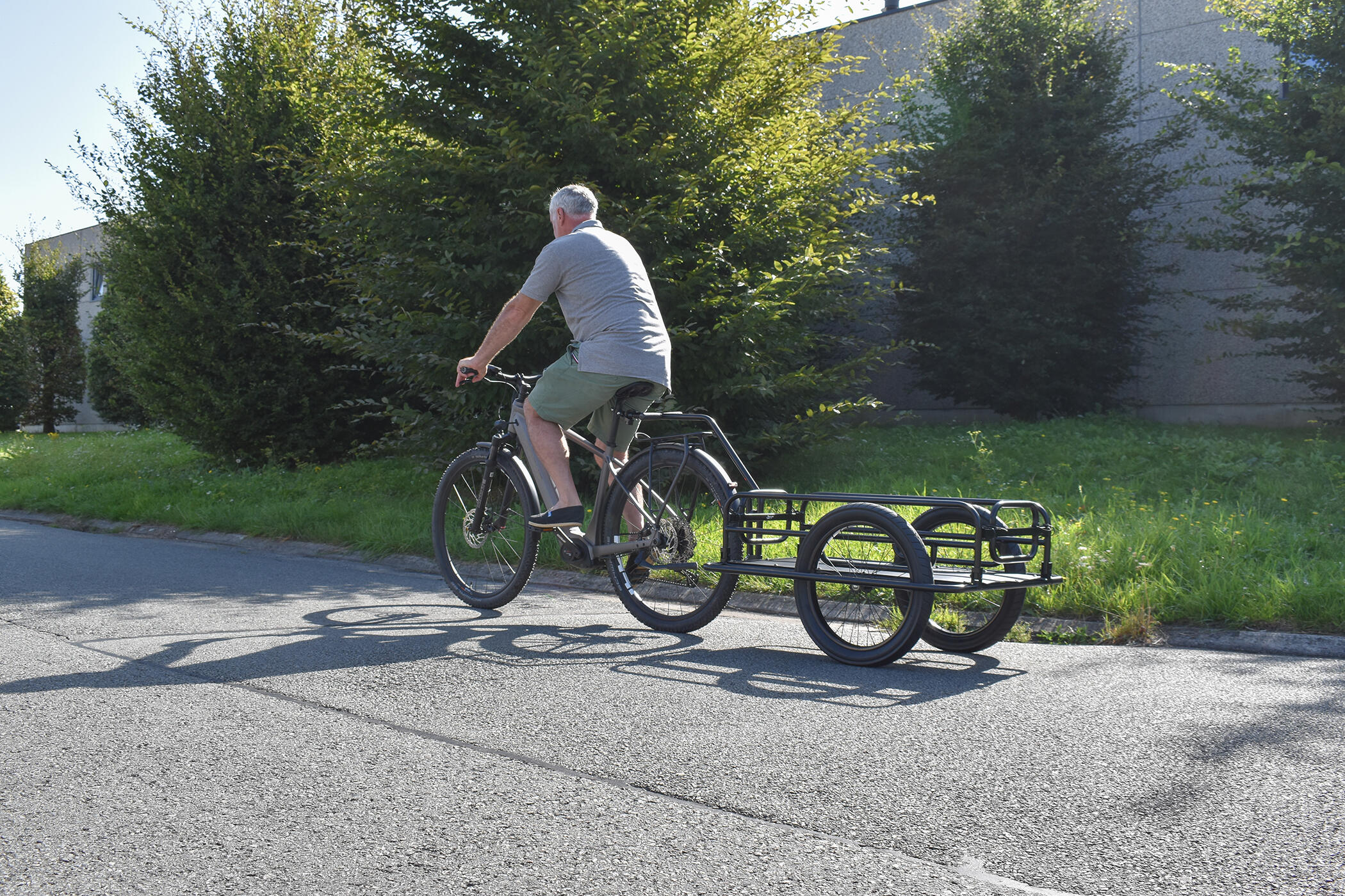 Roue auxiliaire de vélo pliante, Tube rond à dégagement rapide, roue de