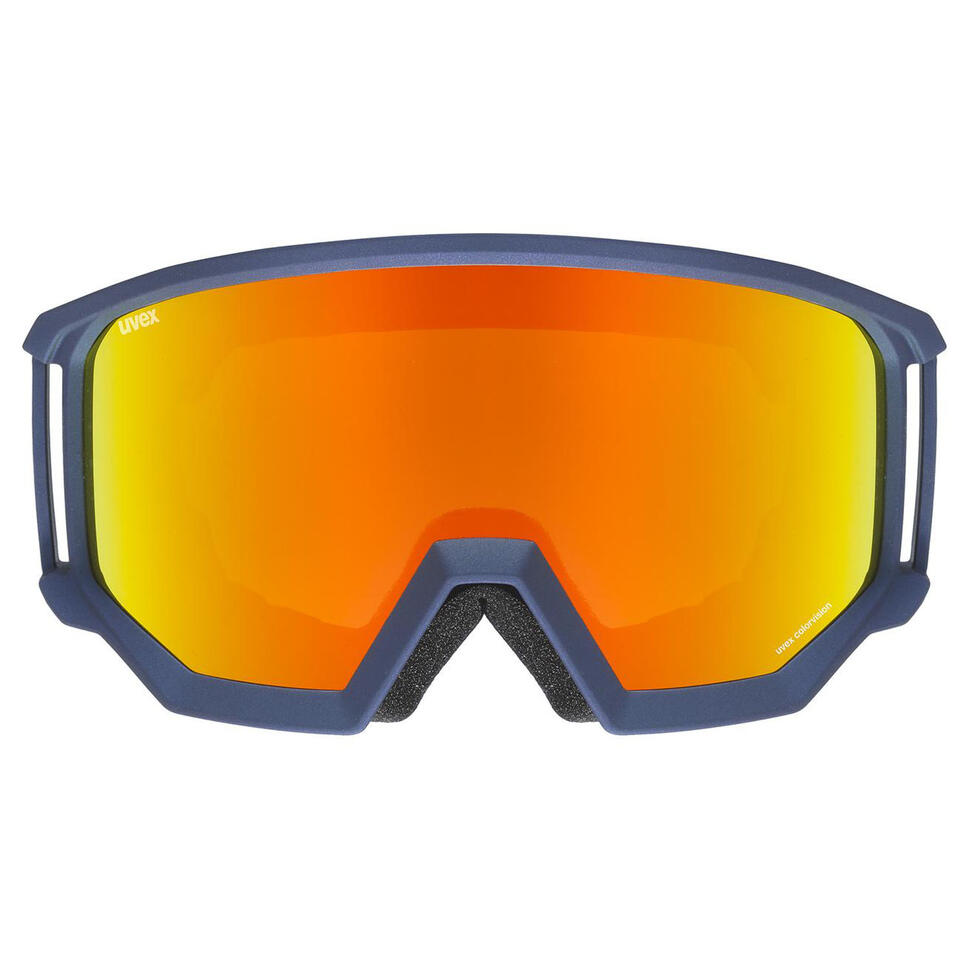 Gogle narciarskie Uvex Athletic CV Navy Mat SL Orange Green