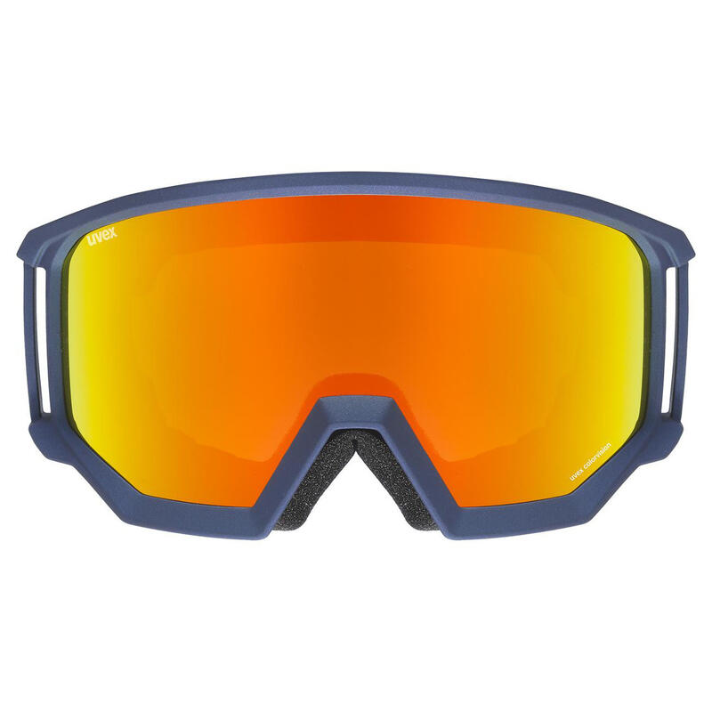 Gogle narciarskie Uvex Athletic CV Navy Mat SL Orange Green