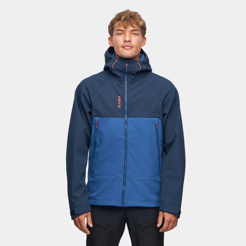 Softshell Jas voor heren voor wandelen Alpinus Pelat