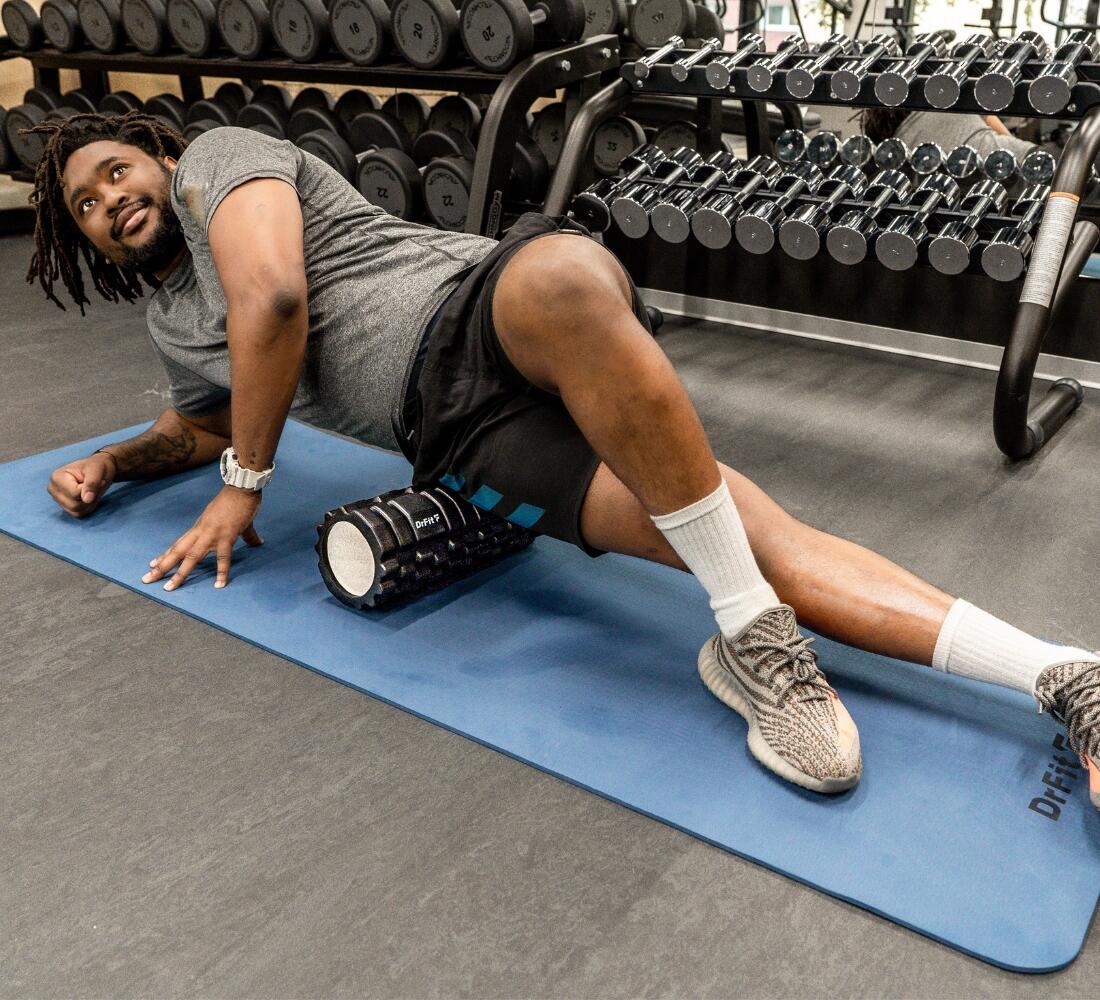 Mata do ćwiczeń fitness karimata do jogi do pilatesu i rehabilitacji DrFit 7/7