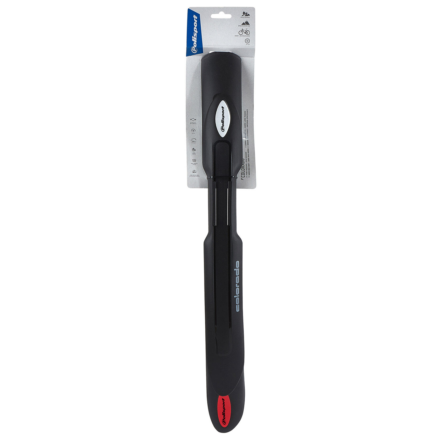 Polisport Spatbord set Colorado kunststof 26 inch zwart 3/6