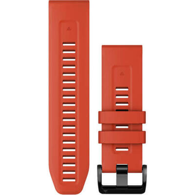 Garmin Quickfit 26 Watch Bands Flame Silicona Roja