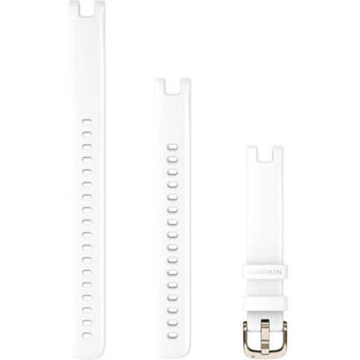 Garmin Correas Lily Blanco Con Componentes En Oro Crema 14 Mm
