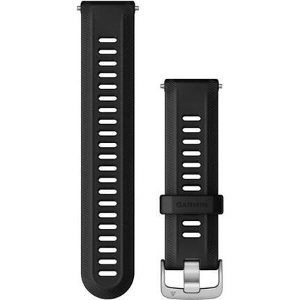 Garmin Correas Para Reloj (forerunner 955) Negro Con Hebilla Plateada