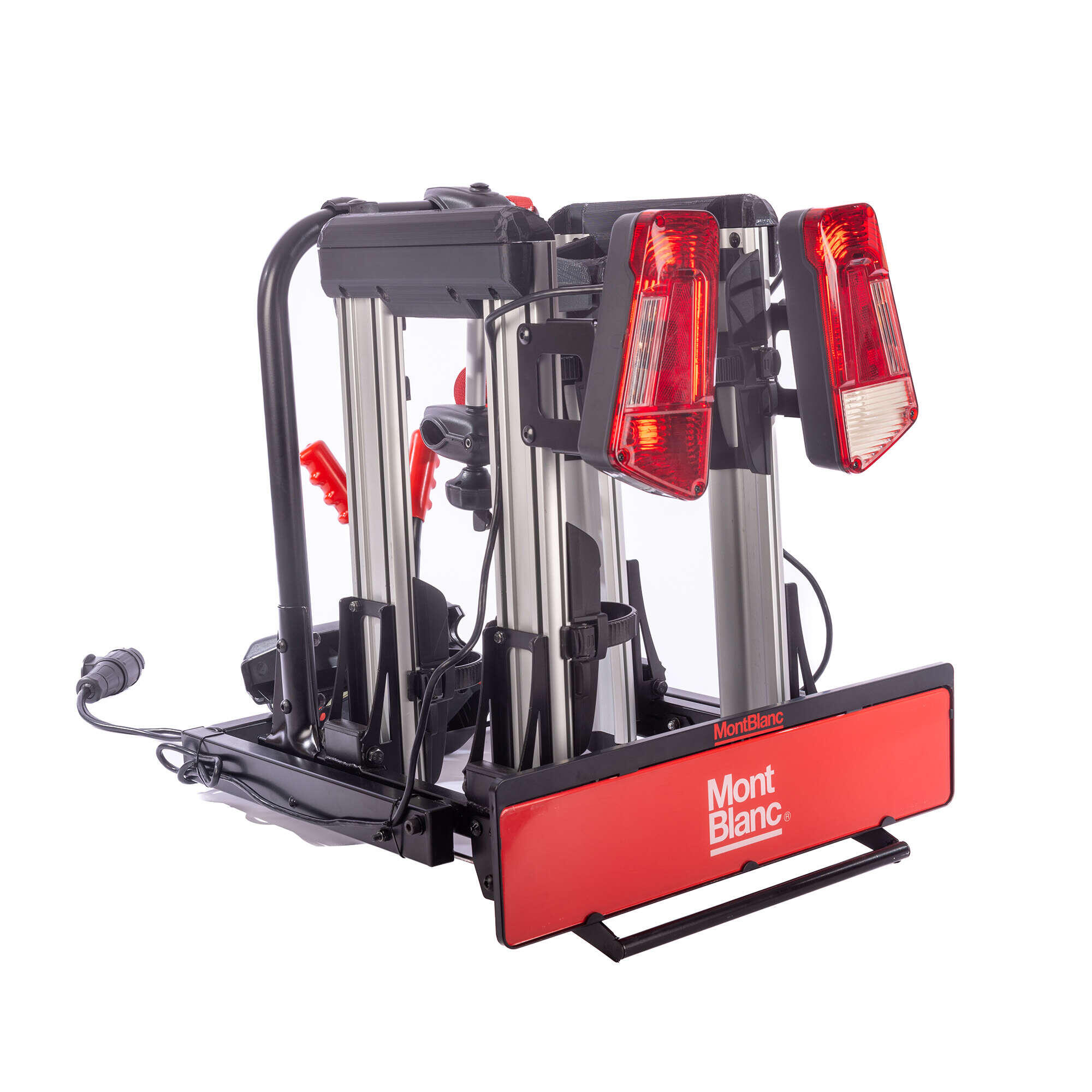 Porte-vélos plateforme sur boule d'attelage SAREK 2 vélos électriques 2/7