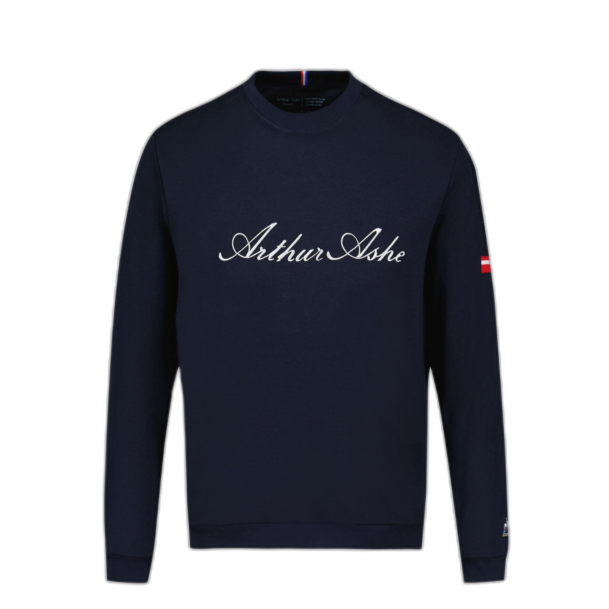 Le Coq Sportif - Sweatshirt Ras Du Cou Le Coq Sportif Heritage N°1 - Sweat-shirt - Bleu - 36 Xs - Decathlon