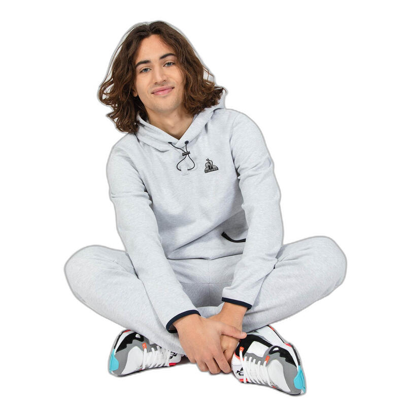 Felpa con cappuccio Le Coq Sportif Tech N°2