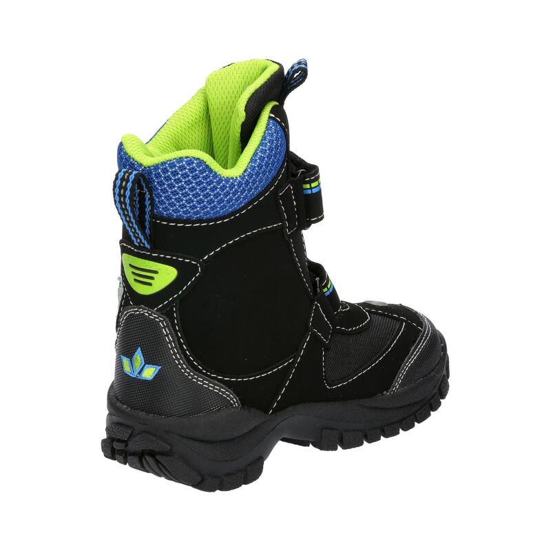 Winterboots schwarz wasserdicht Jungen Snowboot Glint V Blinky