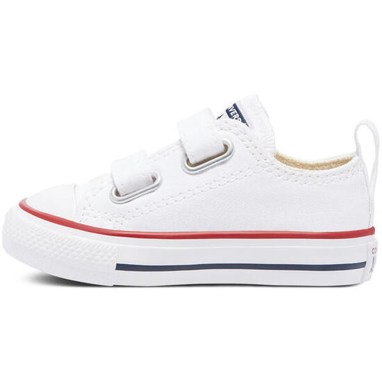 Baskets Converse Chuck Taylor All Star 2V Ox, Blanc, Enfants