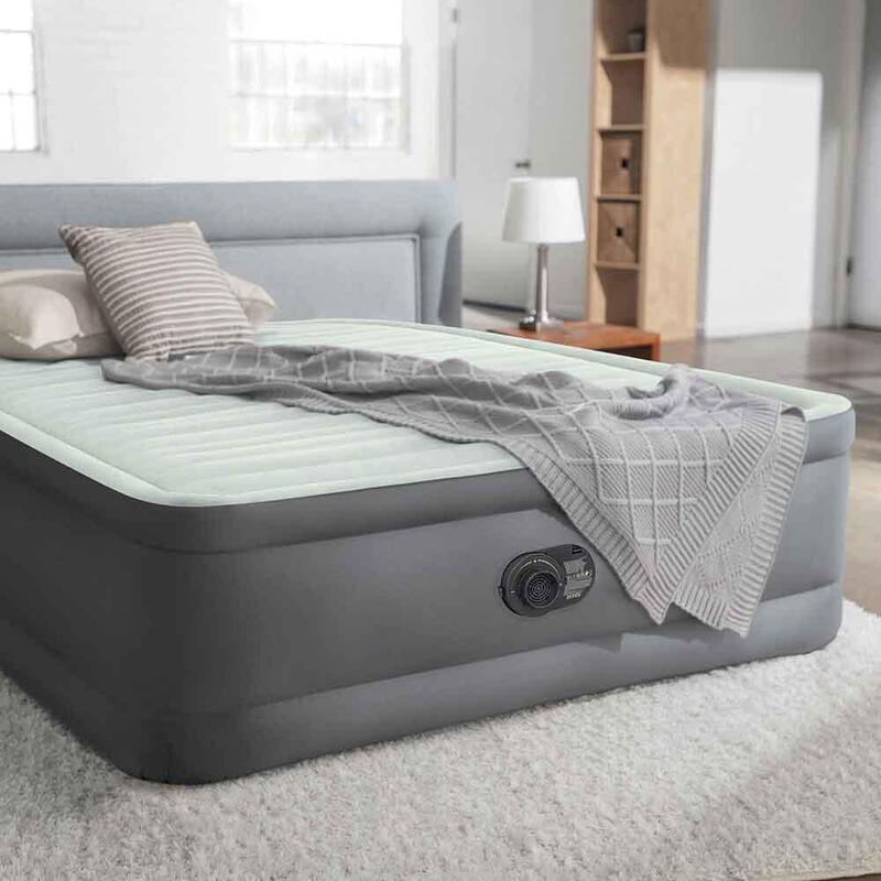 Queen Premaire I Elevated Airbed With Fiber-Tech Rp - Grey
