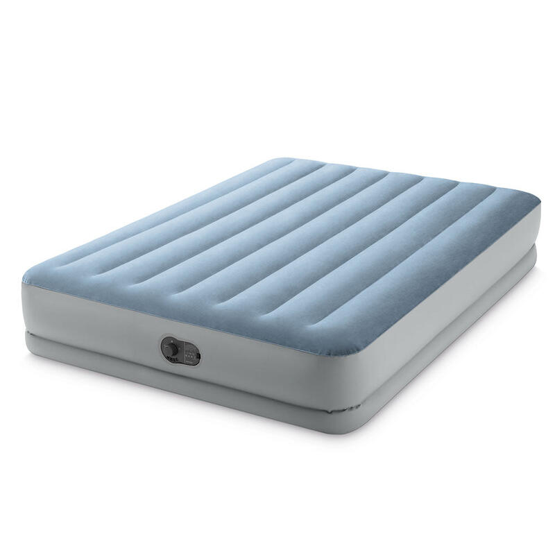 Queen Dura-Beam Comfort Airbed With Fastfill Usb Pump - Grey