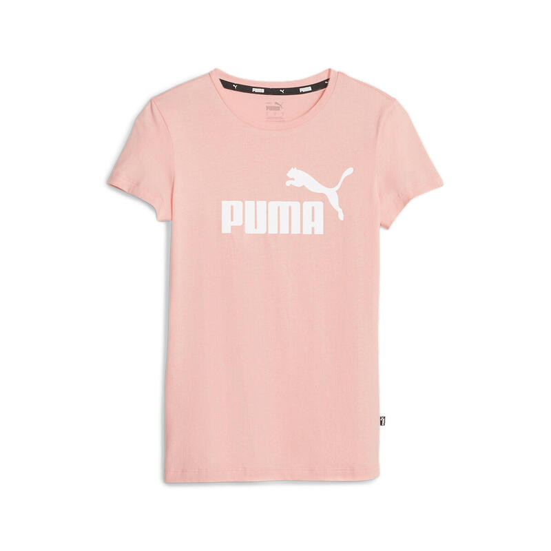 T-shirt Essentials+ Metallic Logo Femme PUMA Peach Smoothie Pink