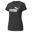 T-shirt Essentials+ Metallic Logo Donna PUMA Black Silver Metallic