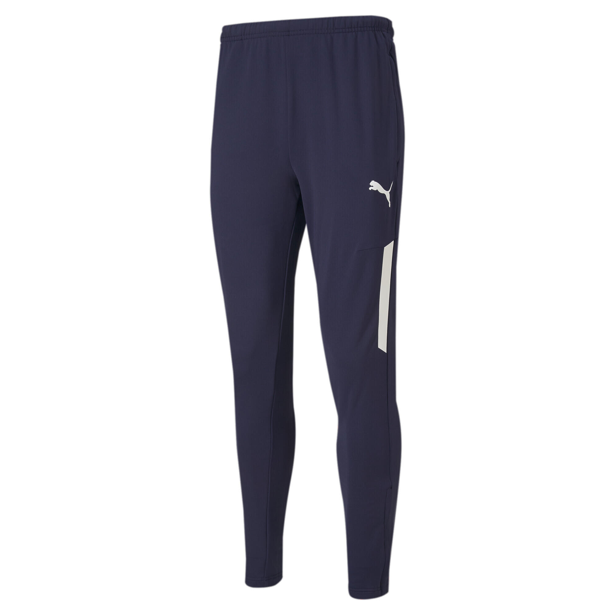 Puma - Pantalon D’entraînement De Football Teamliga Pro Homme Puma Peacoat White Blue - Pantalons - Blanc|bleu - 36 Xs - Decathlon