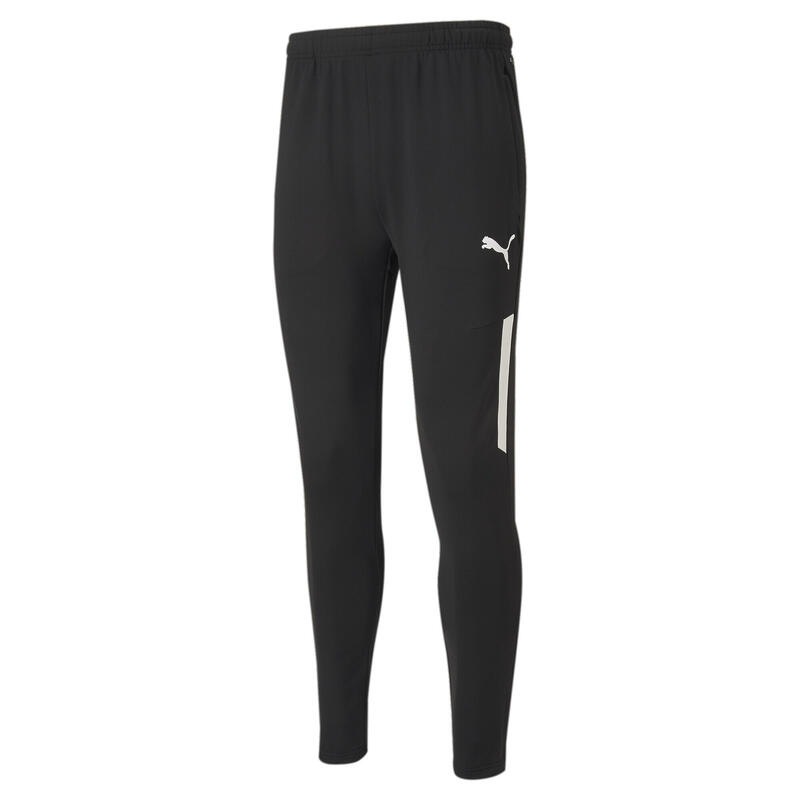 Pantaloni de fotbal teamLIGA Pro Training pentru bărbați PUMA Black White