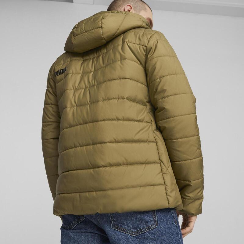 Dzseki Puma Essentials Padded Jacket, Barna, Férfiak