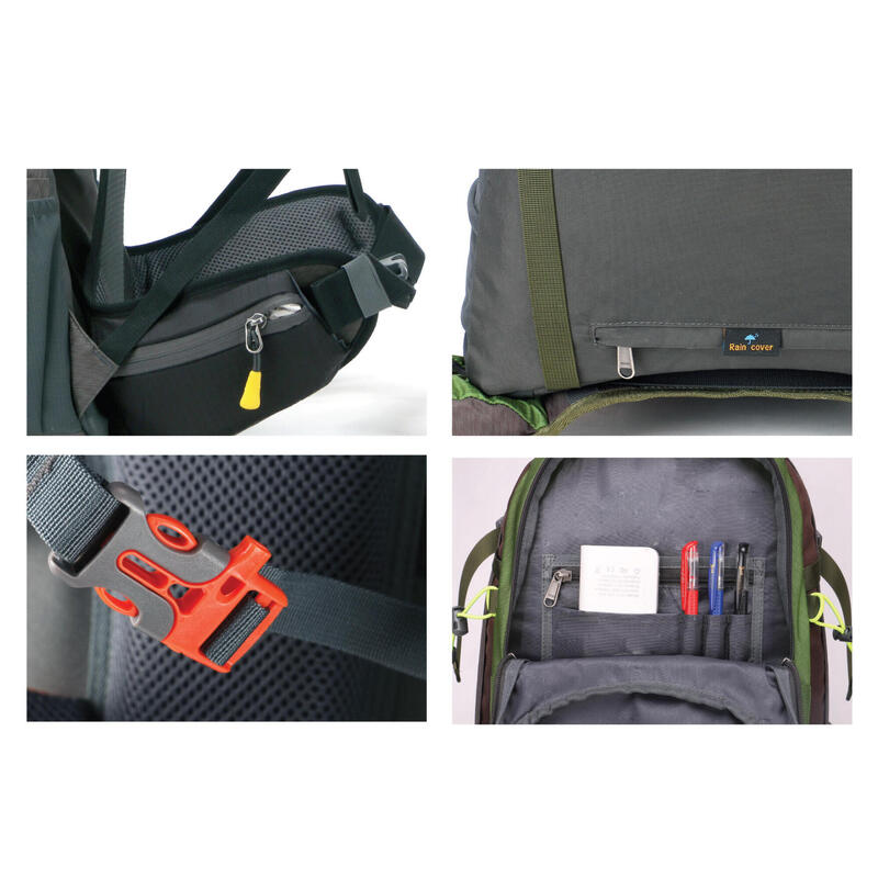 Rucsac drumeție MAUI & SONS 50L - Negru